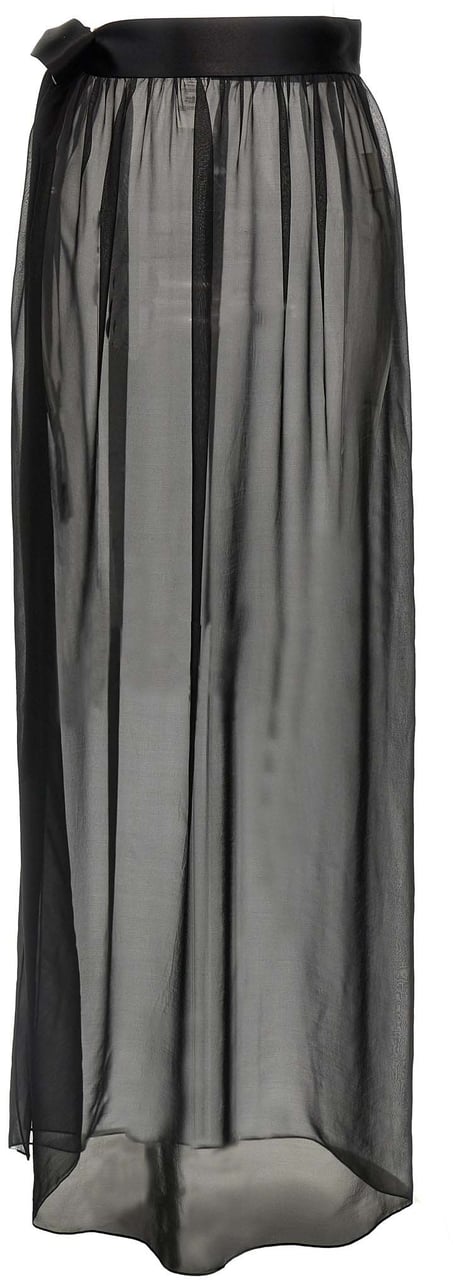 Dolce & Gabbana Black Silk Mini Skirt Zwart