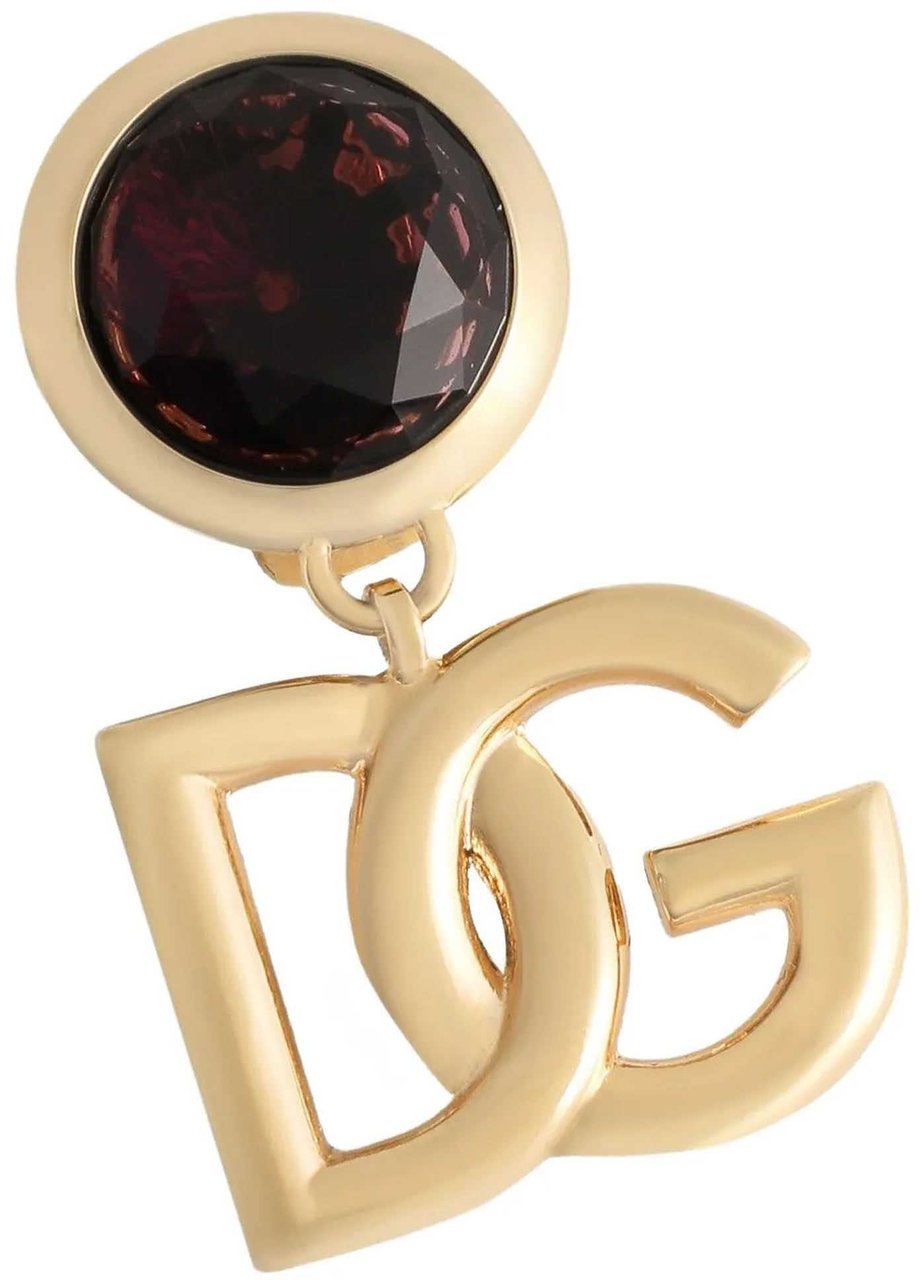 Dolce & Gabbana Gold Brass Earrings Goud