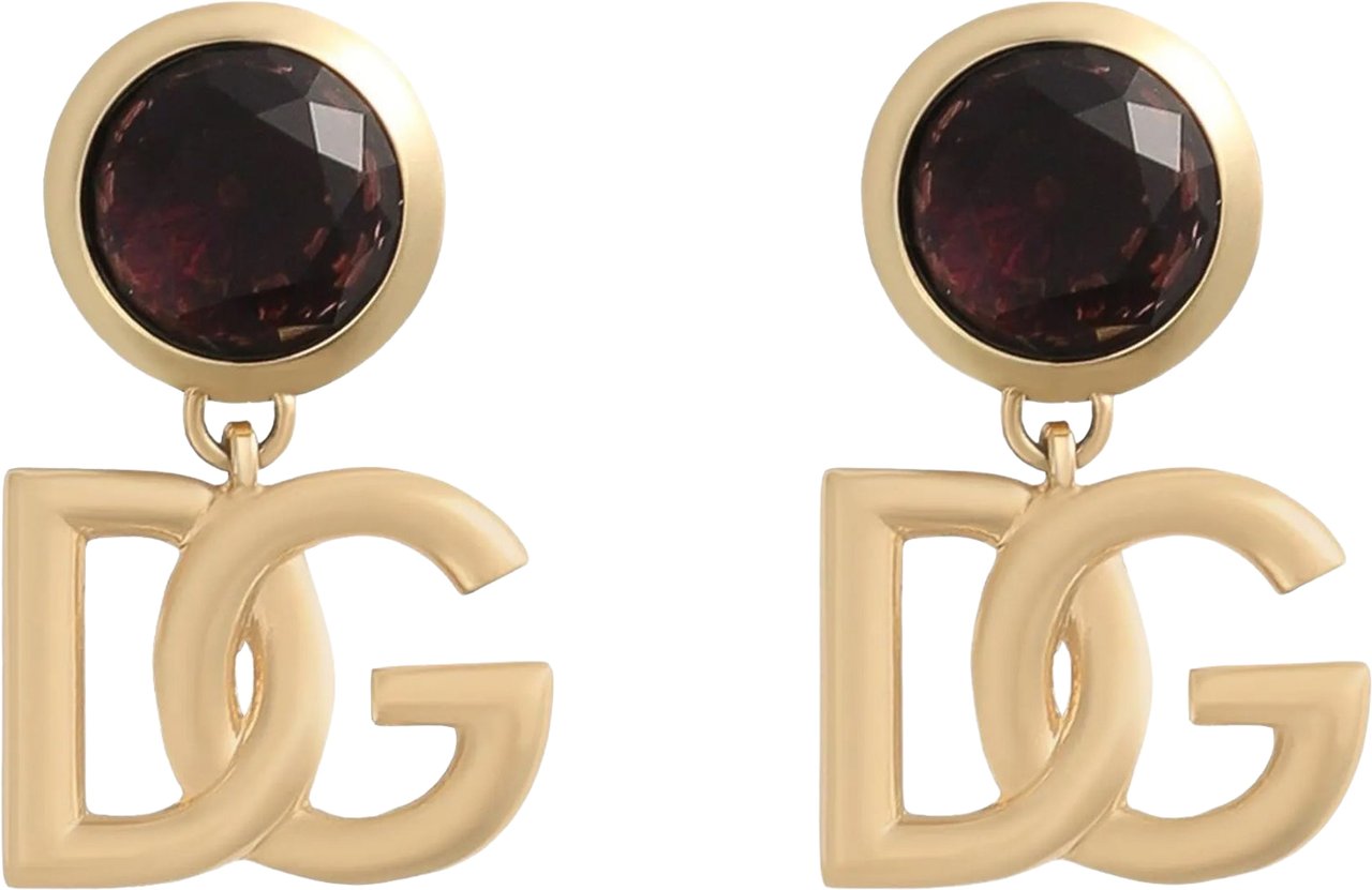 Dolce & Gabbana Gold Brass Earrings Goud