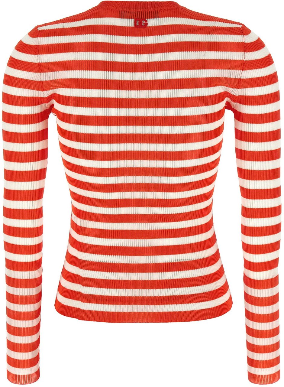Dolce & Gabbana Orange Viscose Cardigan Oranje