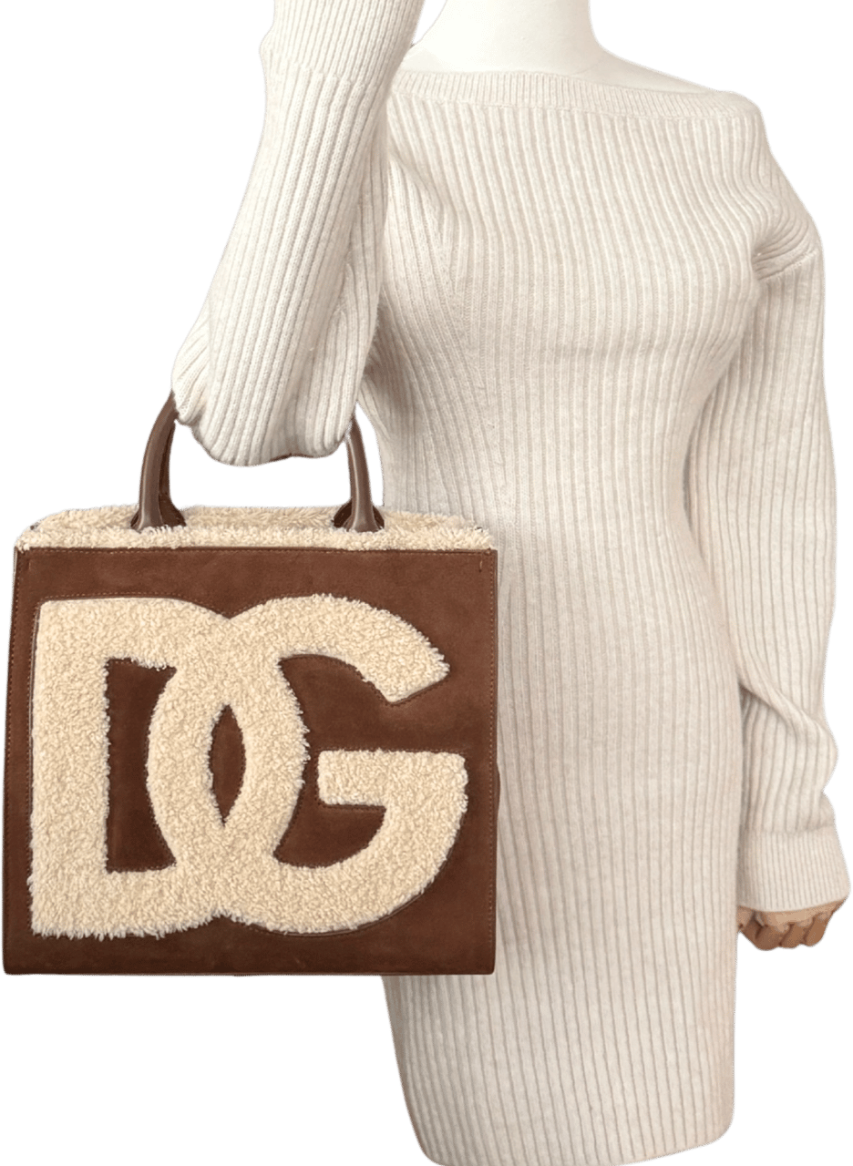 Dolce & Gabbana Dolce & Gabbana DG Daily Tote Bag Brown / very good Bruin