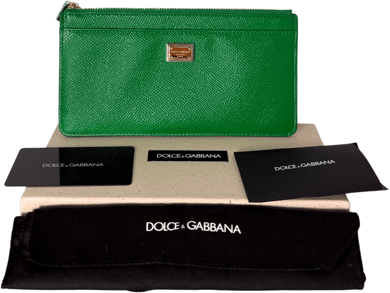 Dolce & Gabbana Dolce & Gabbana Geldbörse Grün / neuwertig Groen