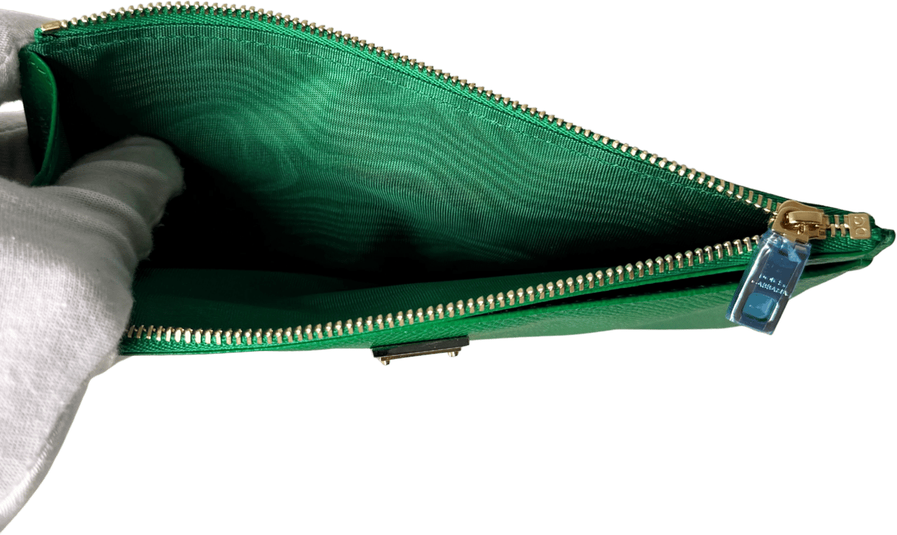 Dolce & Gabbana Dolce & Gabbana Geldbörse Grün / neuwertig Groen