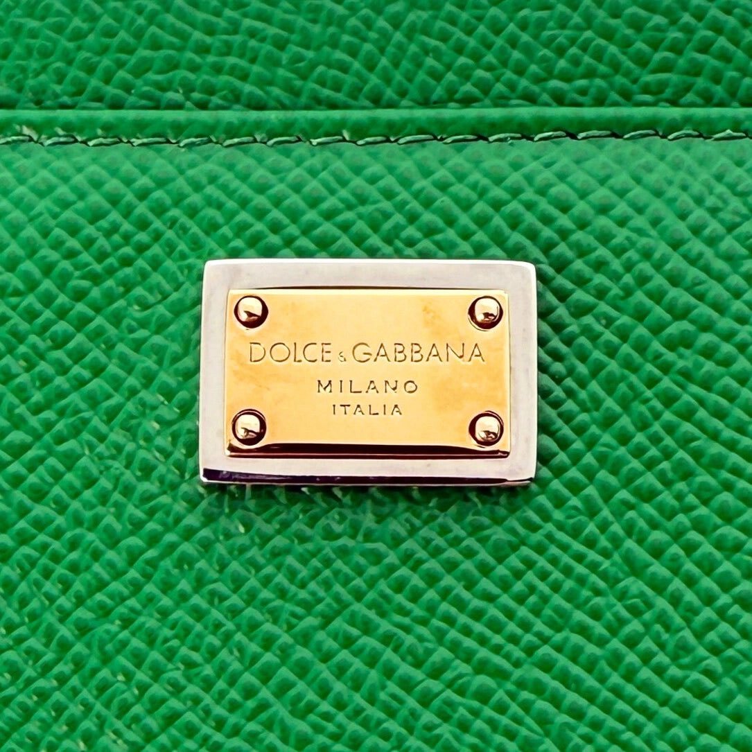 Dolce & Gabbana Dolce & Gabbana Geldbörse Grün / neuwertig Groen