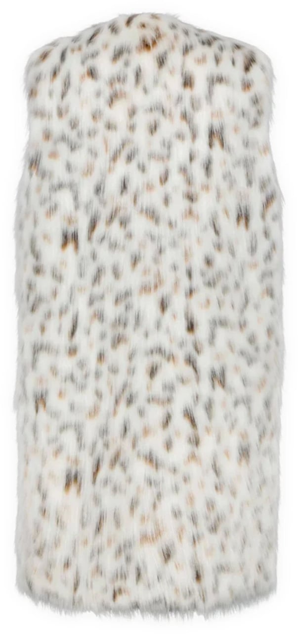 Dolce & Gabbana Dolce & Gabbana Eco-fur White Woman Dierenprint