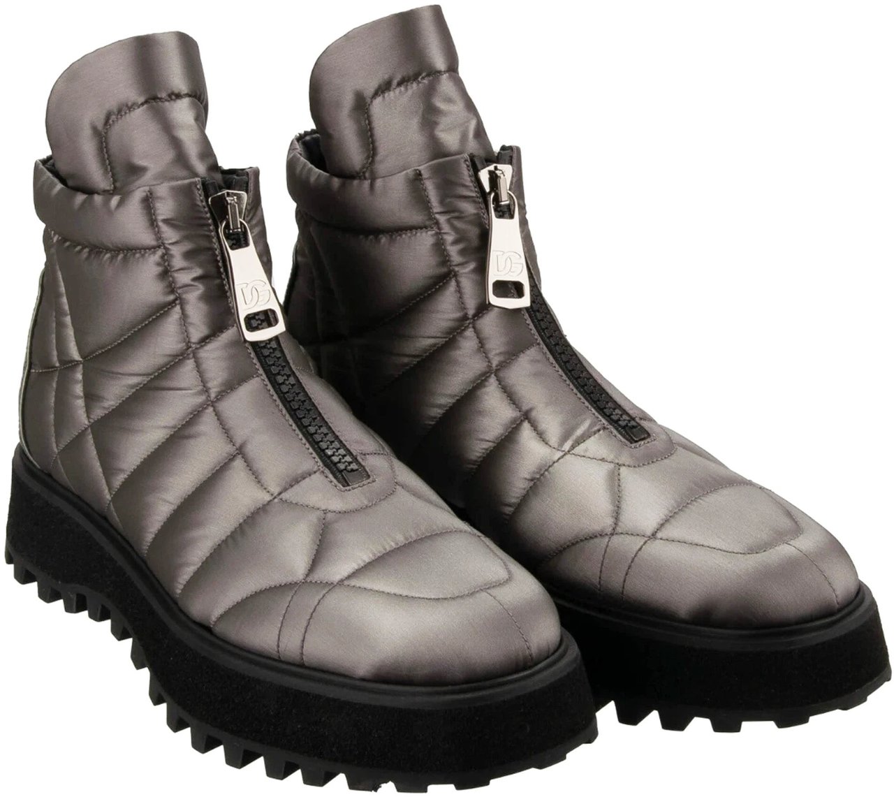 Dolce & Gabbana Dolce & Gabbana Ankle Boots Grey Man Dierenprint