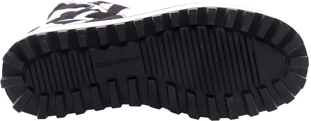 Dolce & Gabbana Dolce & Gabbana Ankle Boots Black Man Dierenprint