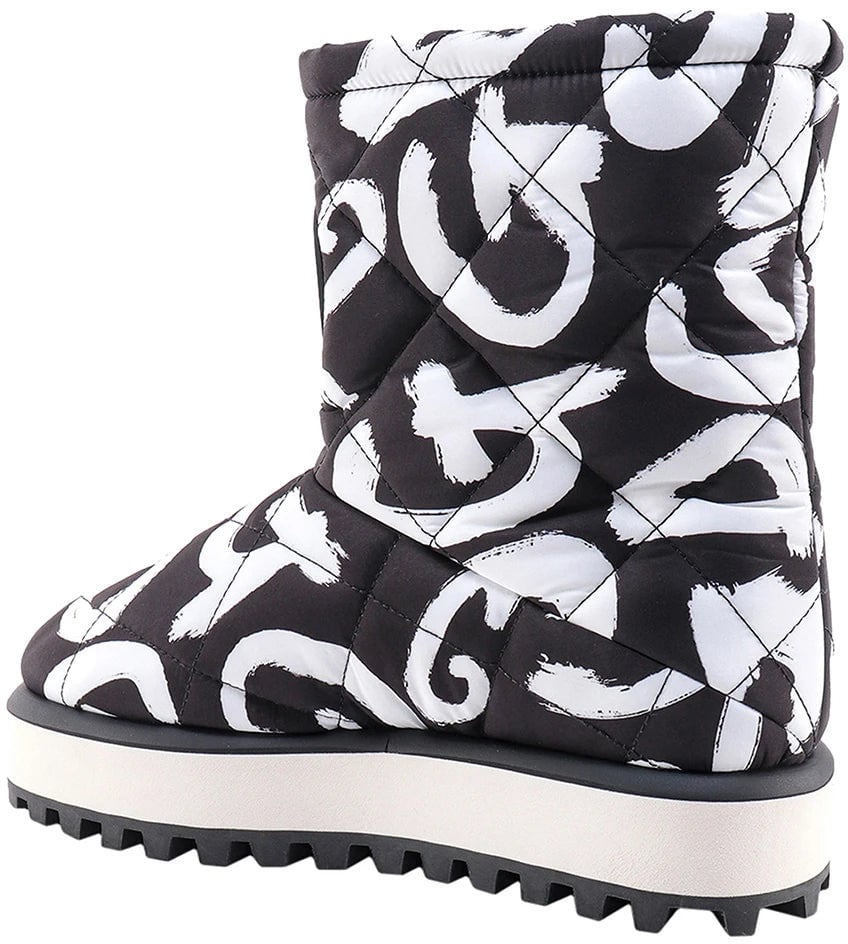 Dolce & Gabbana Dolce & Gabbana Ankle Boots Black Man Dierenprint