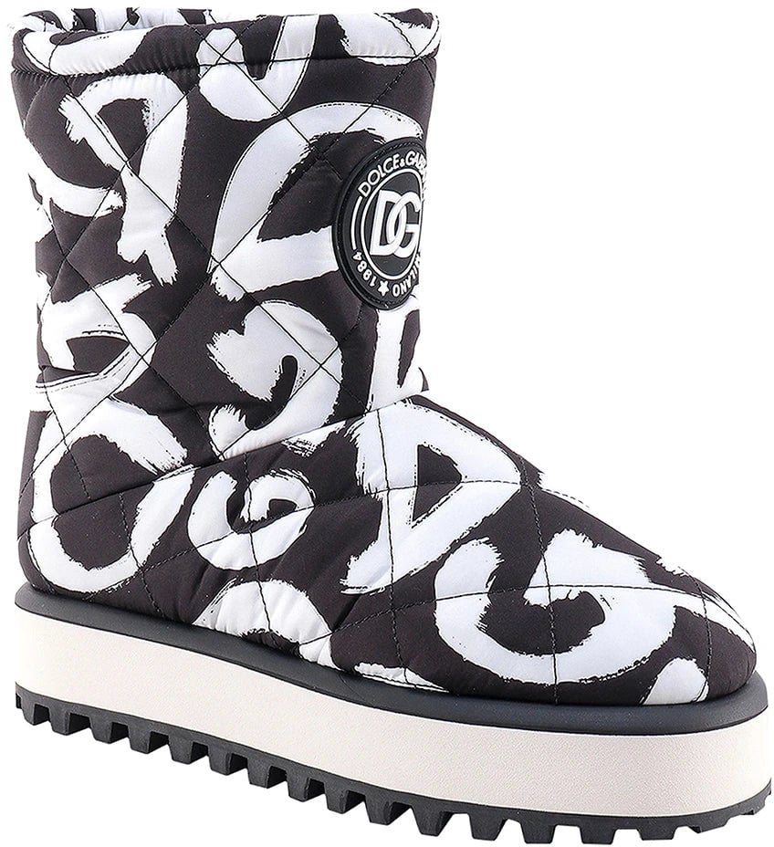 Dolce & Gabbana Dolce & Gabbana Ankle Boots Black Man Dierenprint