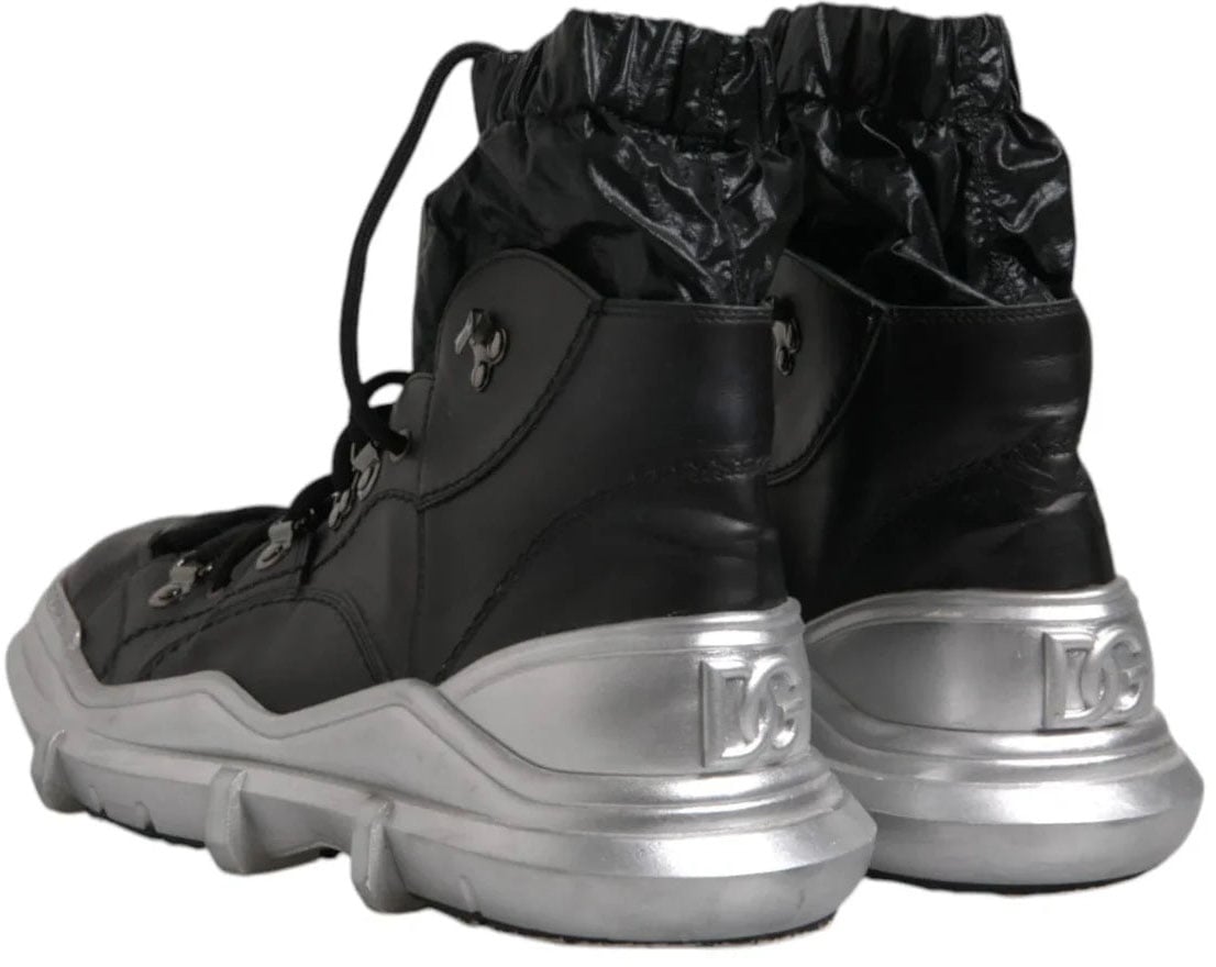 Dolce & Gabbana Dolce & Gabbana Ankle Boots Black Man Dierenprint