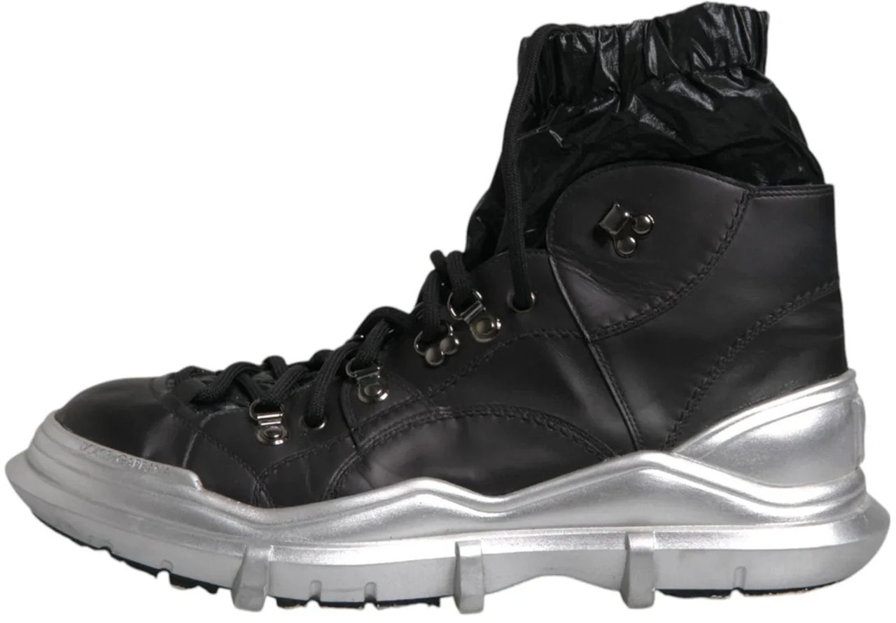 Dolce & Gabbana Dolce & Gabbana Ankle Boots Black Man Dierenprint