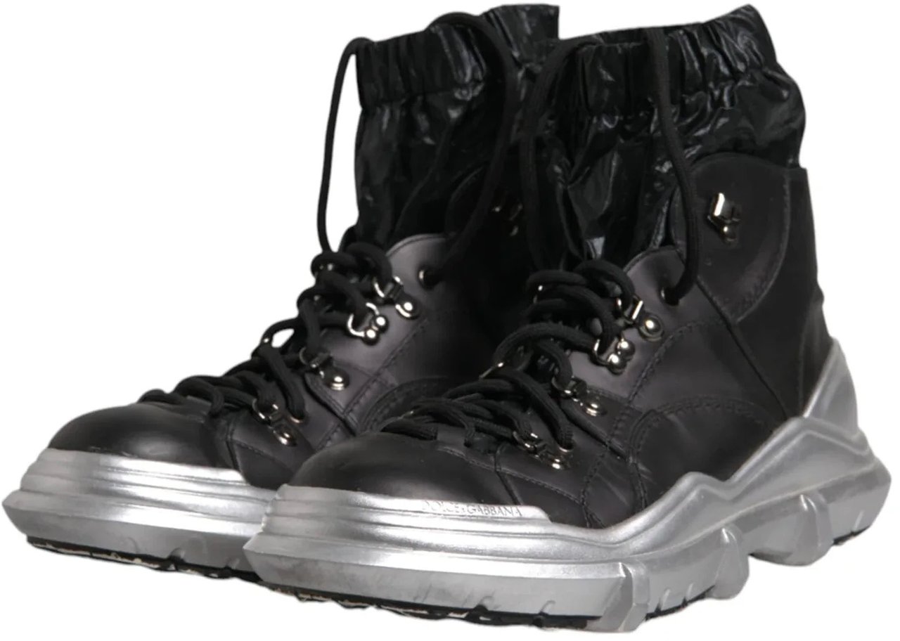 Dolce & Gabbana Dolce & Gabbana Ankle Boots Black Man Dierenprint