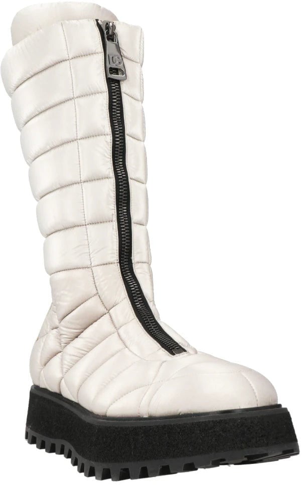 Dolce & Gabbana Dolce & Gabbana Ankle Boots White Man Dierenprint