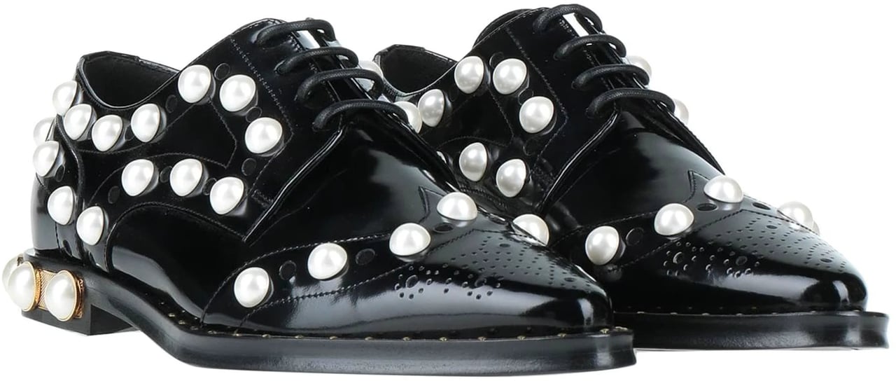 Dolce & Gabbana Dolce & Gabbana Derby Black Woman Dierenprint