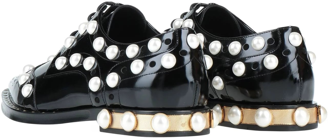 Dolce & Gabbana Dolce & Gabbana Derby Black Woman Dierenprint