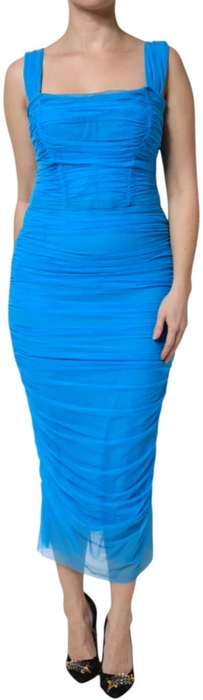 Dolce & Gabbana Dolce & Gabbana Dress Light Blue Woman Dierenprint