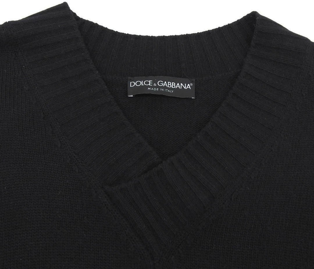 Dolce & Gabbana Dolce & Gabbana Sweaters Black Man Dierenprint