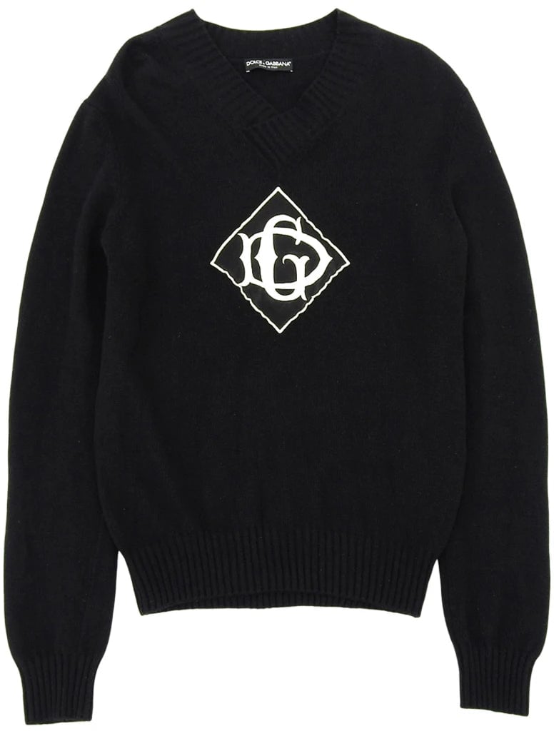 Dolce & Gabbana Dolce & Gabbana Sweaters Black Man Dierenprint
