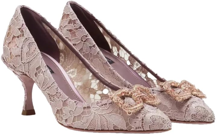 Dolce & Gabbana Dolce & Gabbana Pumps & Heels Pink Woman Dierenprint