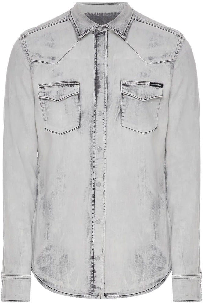 Dolce & Gabbana dolce & gabbana - Shirts - g5ex7d-g8dm1-grigio Dierenprint