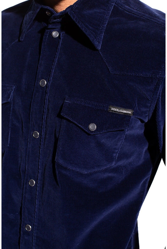 Dolce & Gabbana dolce & gabbana - Shirts - g5jc8t-g8ed4-blu Blauw