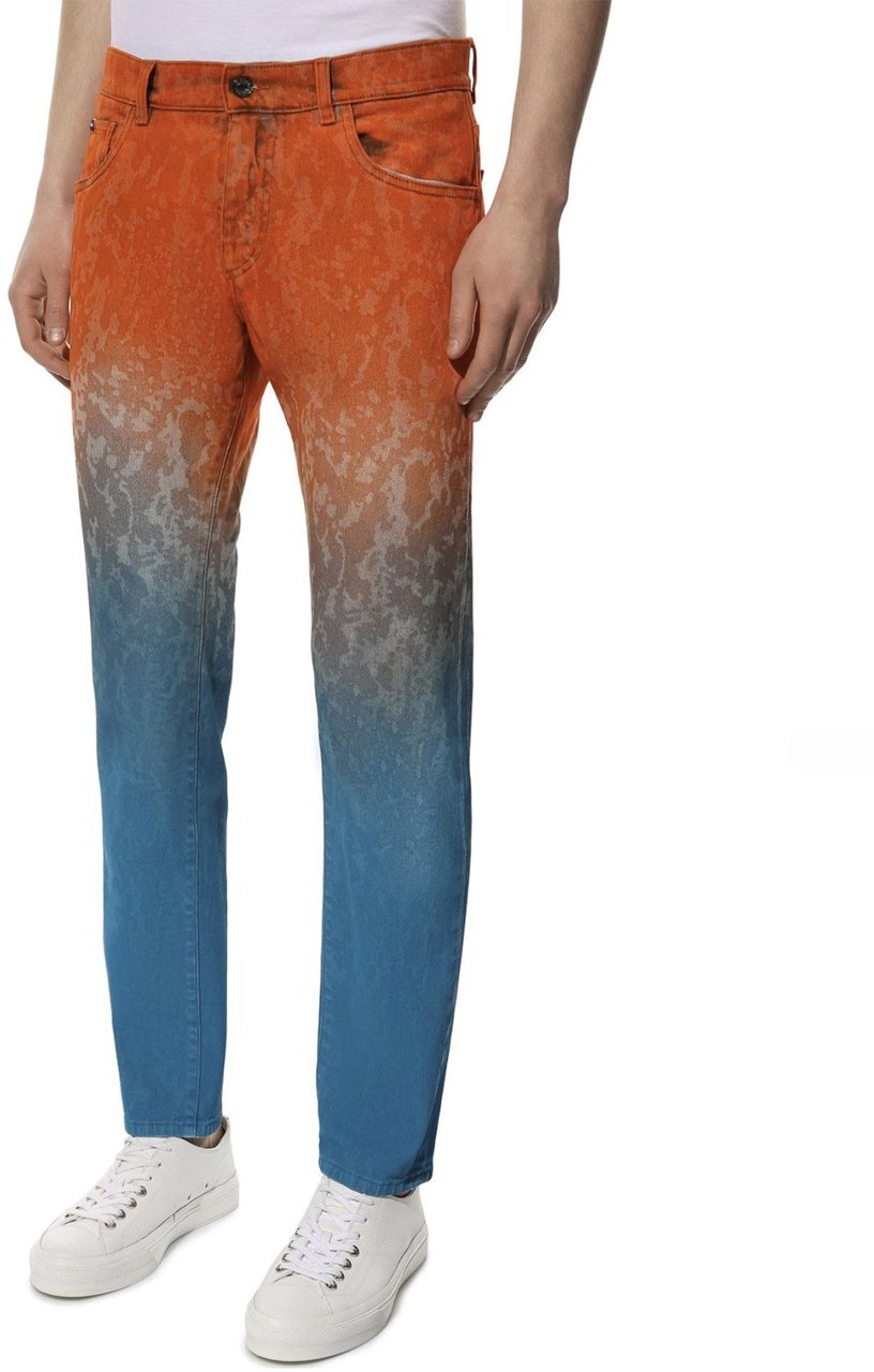 Dolce & Gabbana Dolce & Gabbana Cotton Denim Jeans Blauw