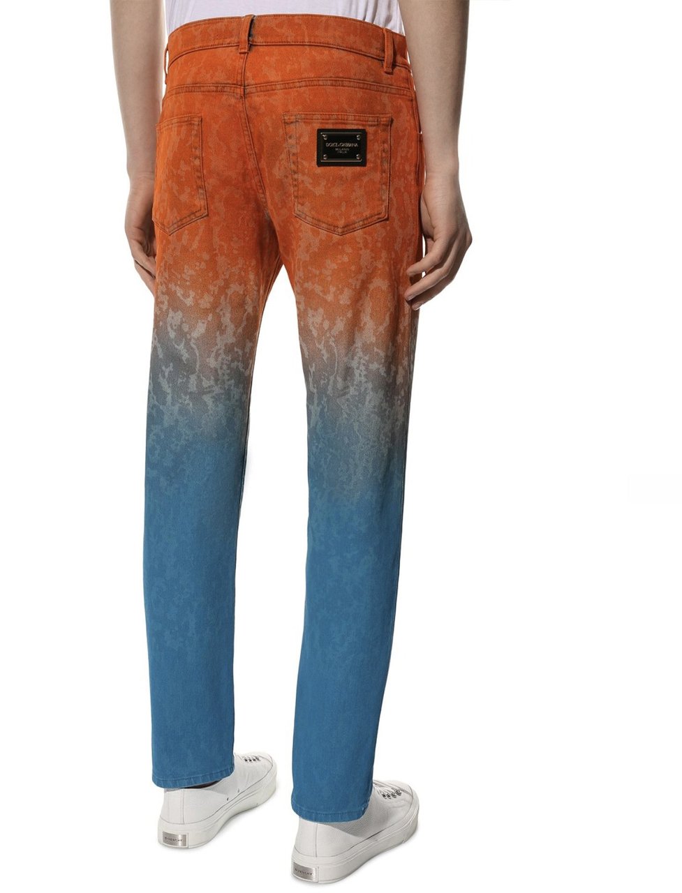 Dolce & Gabbana Dolce & Gabbana Cotton Denim Jeans Blauw