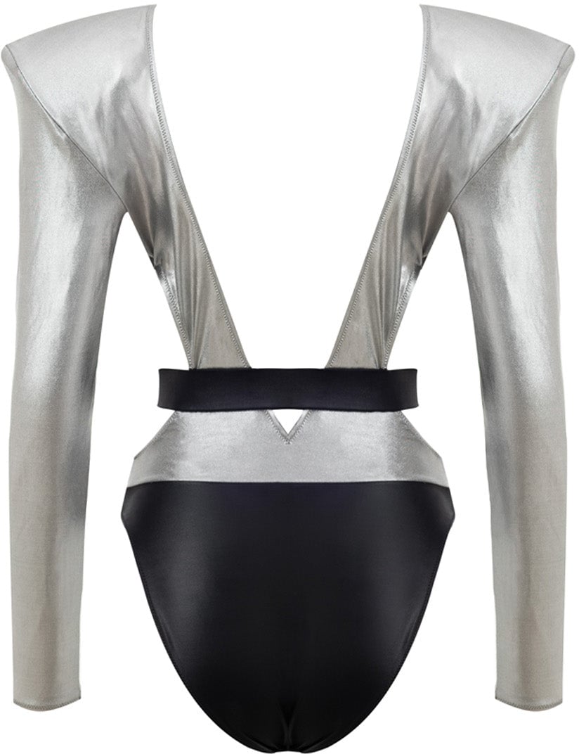 Dolce & Gabbana One-Piece Swimsuits Silver Zilver