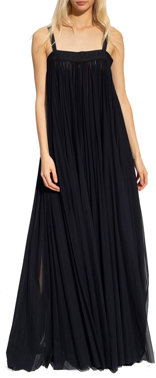 Dolce & Gabbana Maxi Pleated Dress Divers