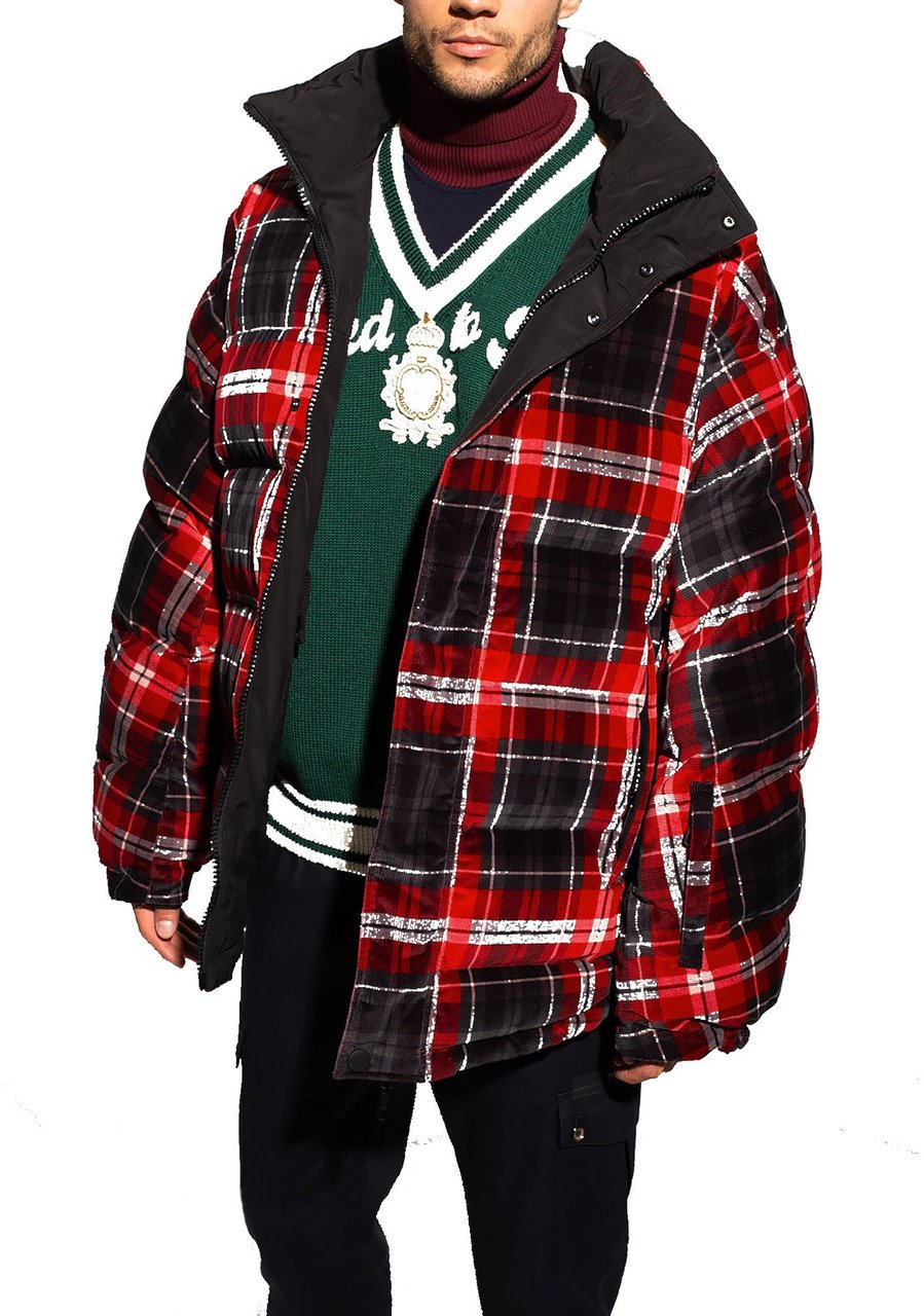 Dolce & Gabbana Reversible Artastic Bomber Zwart
