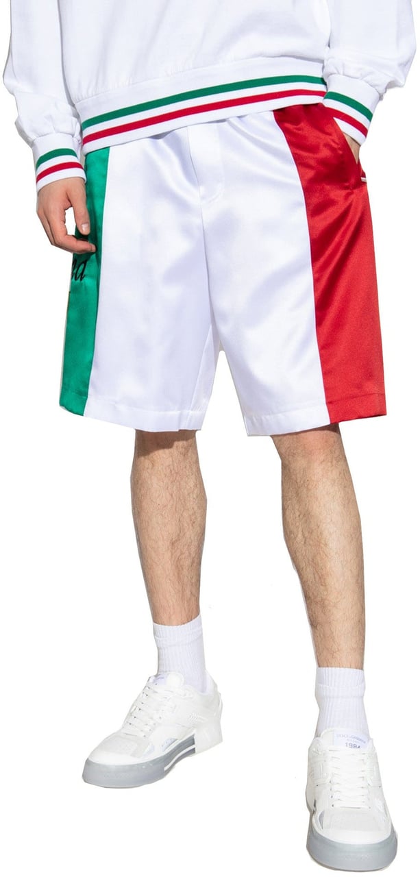 Dolce & Gabbana Satin Shorts Wit