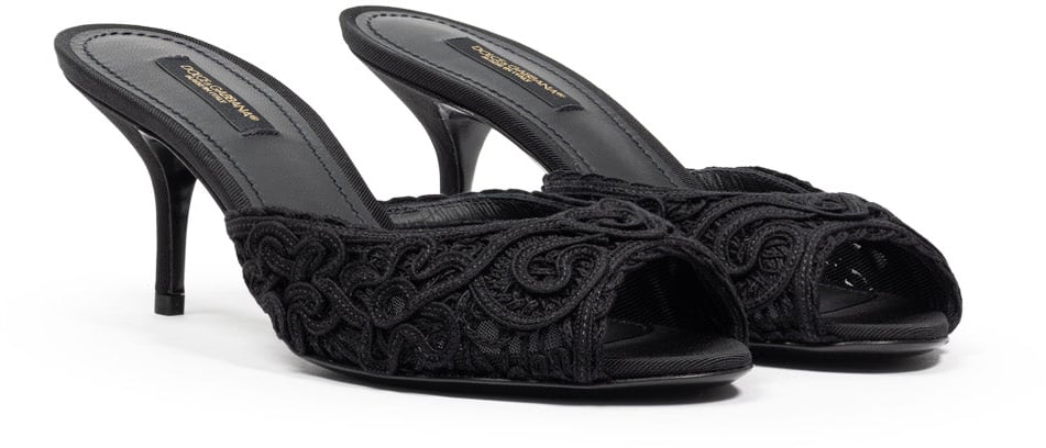 Dolce & Gabbana Heeled Sandals Black Divers