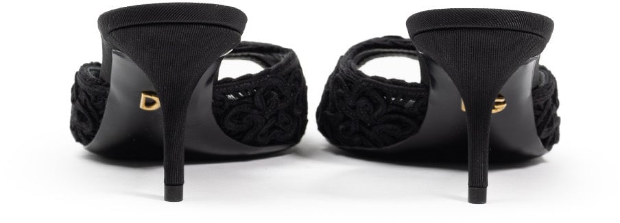 Dolce & Gabbana Heeled Sandals Black Divers