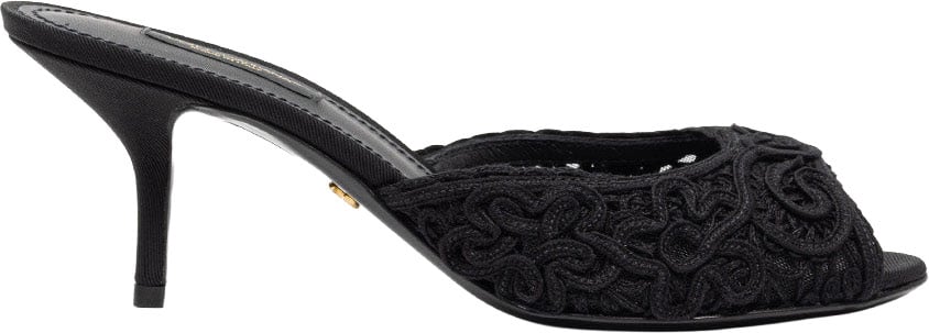 Dolce & Gabbana Heeled Sandals Black Divers