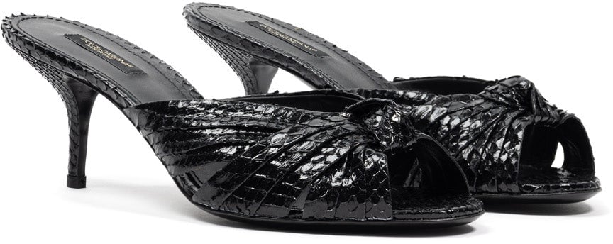Dolce & Gabbana Heeled Sandals Black Divers