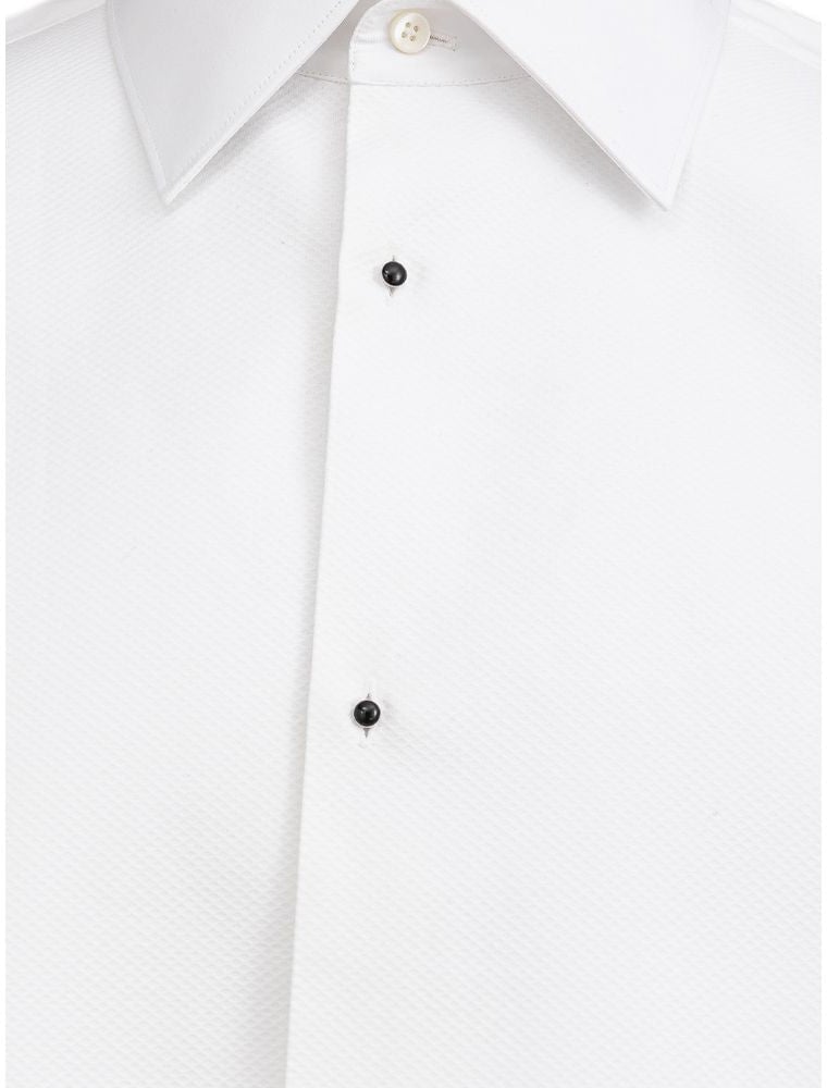 Dolce & Gabbana Cotton Tuxedo Shirt Divers