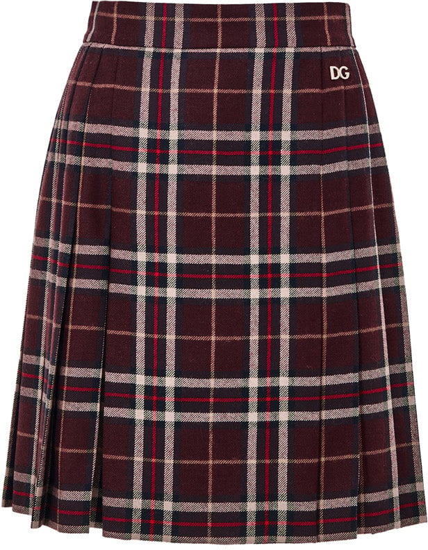 Dolce & Gabbana Skirts Burgundy Divers