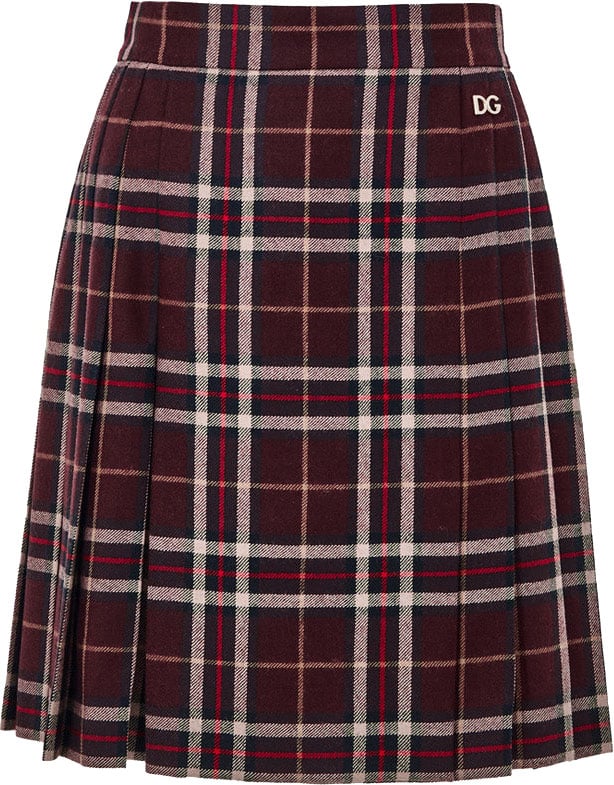 Dolce & Gabbana Skirts Burgundy Divers
