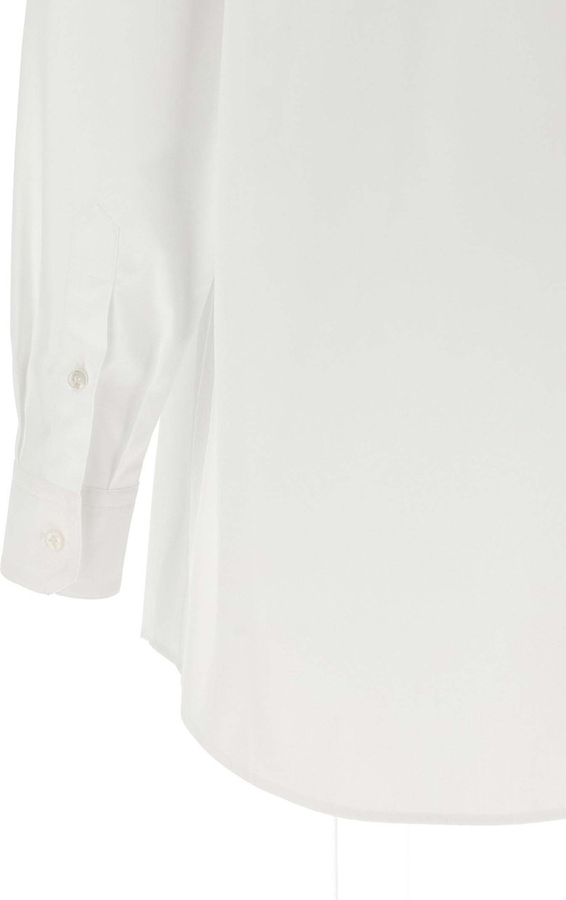 Dolce & Gabbana White Cotton Blouse Wit