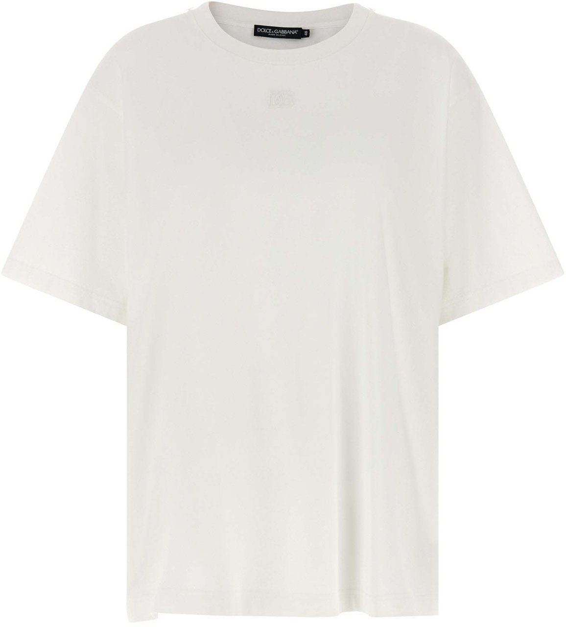 Dolce & Gabbana White Cotton T-Shirt Wit