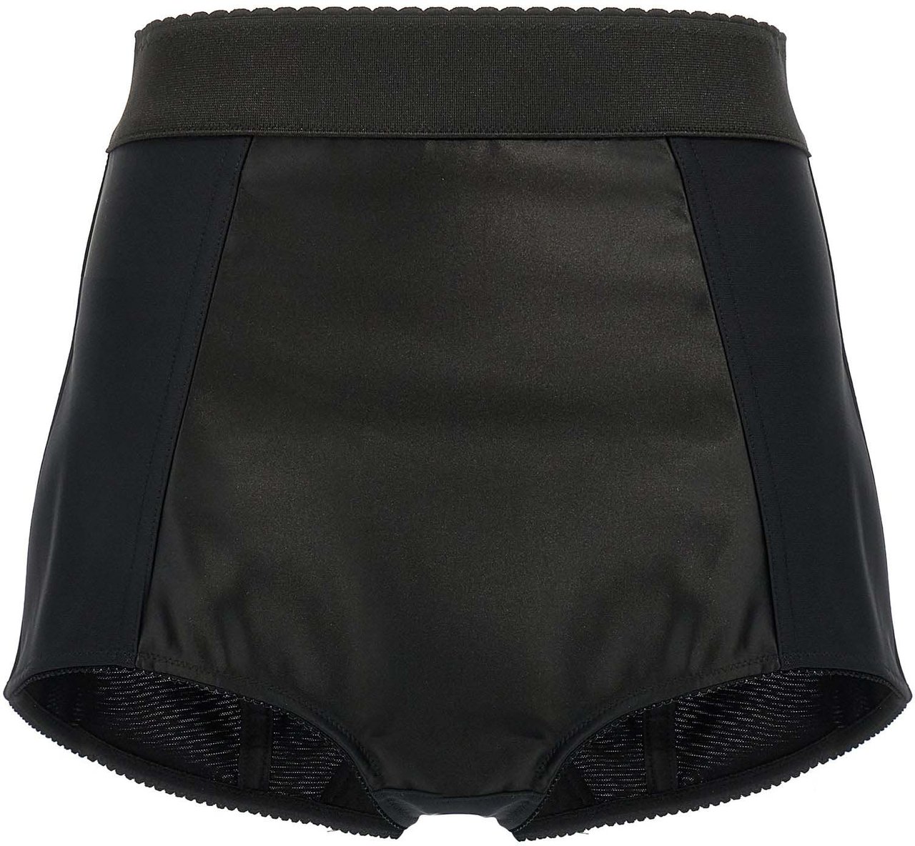 Dolce & Gabbana Black Polyamide Bermuda Shorts Zwart