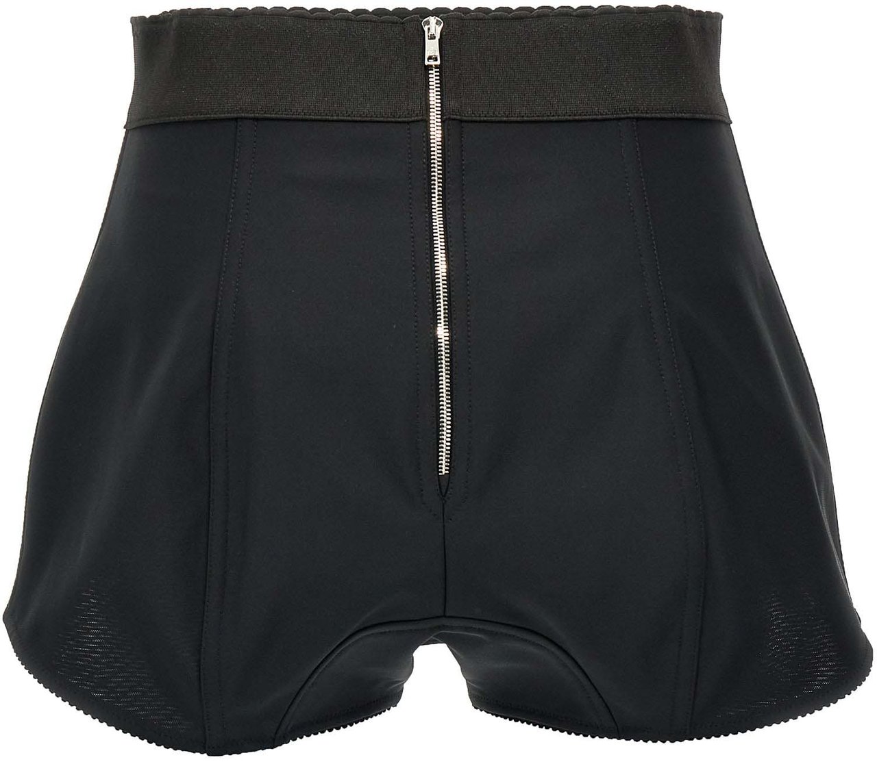 Dolce & Gabbana Black Polyamide Bermuda Shorts Zwart
