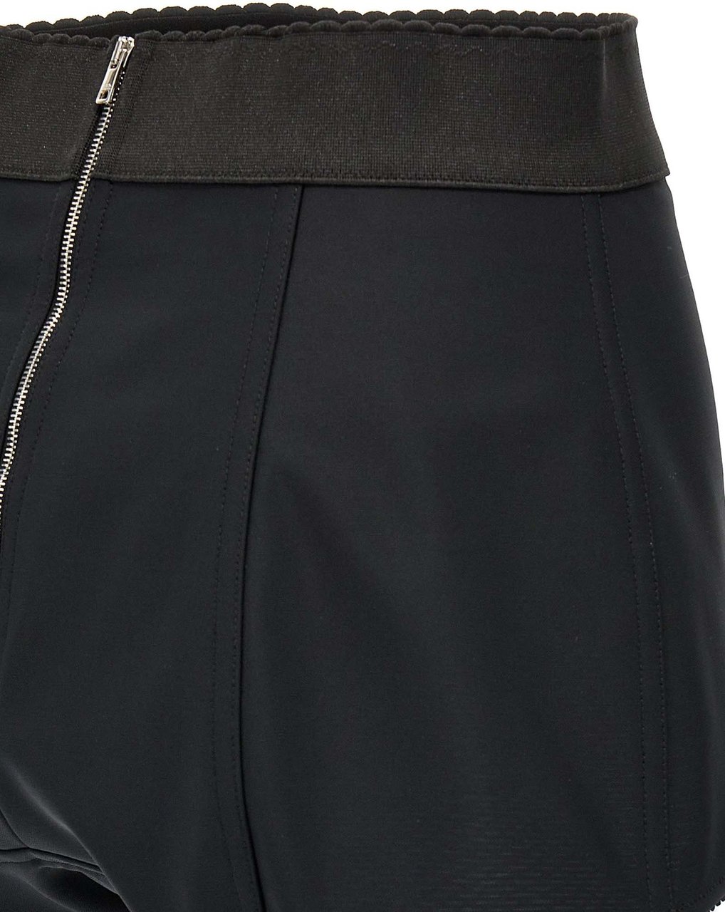 Dolce & Gabbana Black Polyamide Bermuda Shorts Zwart