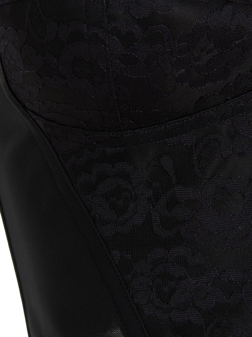 Dolce & Gabbana Black Polyamide Tank Tops Zwart