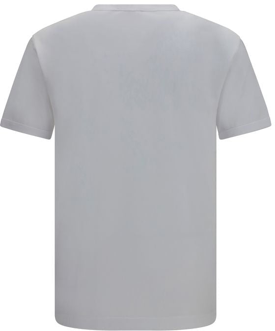 Dolce & Gabbana White Cotton T-Shirt Wit