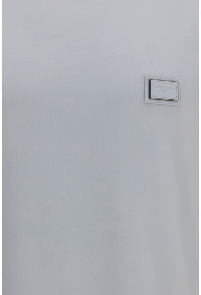 Dolce & Gabbana White Cotton T-Shirt Wit