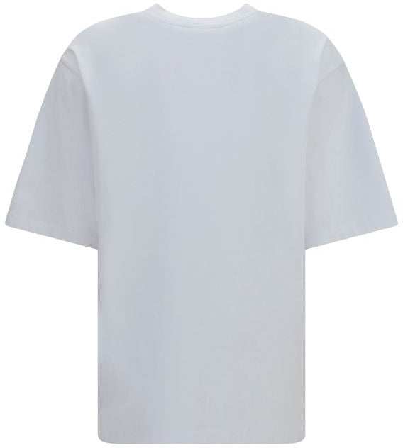 Dolce & Gabbana White Cotton T-Shirt Wit