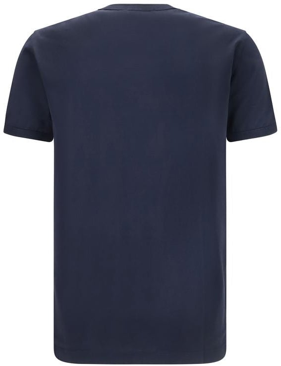Dolce & Gabbana Black Cotton T-Shirt Zwart