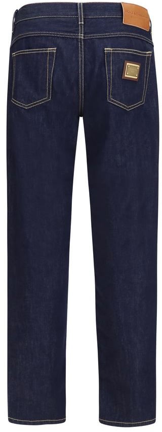 Dolce & Gabbana Blue Cotton Jeans Denim Blauw