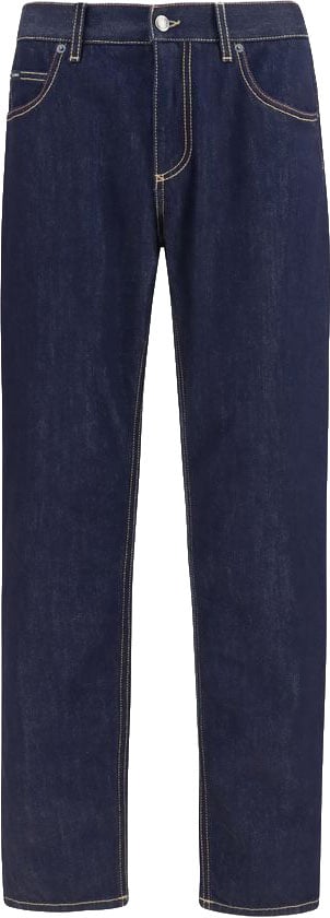 Dolce & Gabbana Blue Cotton Jeans Denim Blauw